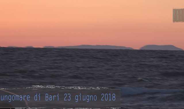 Gargano o Isole Croate? Svelato ci che i baresi hanno ammirato la sera del 23 giugno